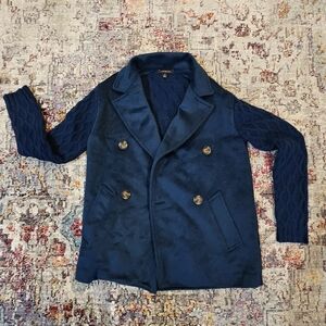 Ann Taylor Midnight Blue Pea Coat